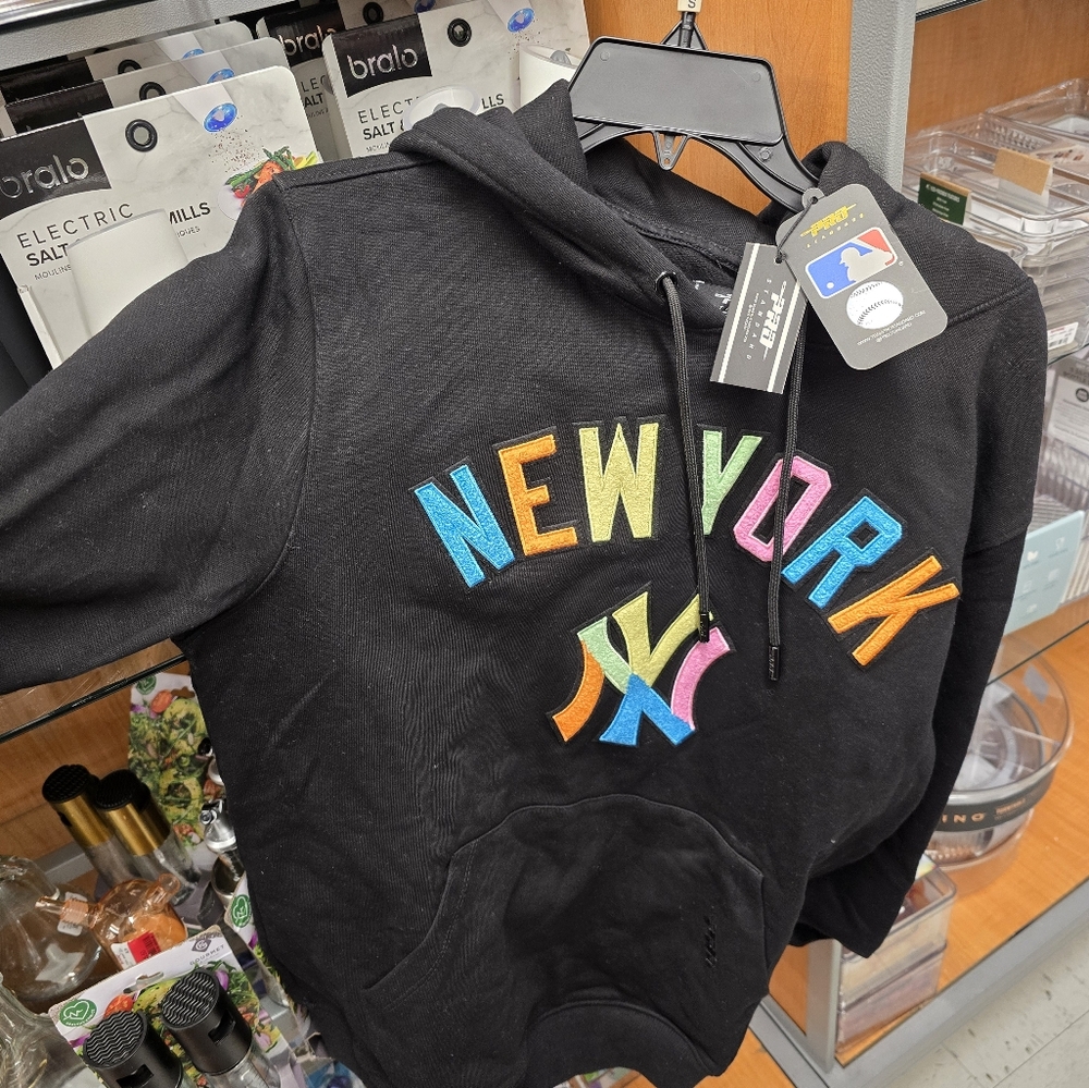 MLB NEW YORK YANKEES WASHED NEON MEN'S PO HOODIE